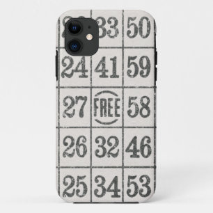 Coque iPhone 11 Carte Bingo