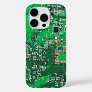 Coques iPhone 16 Pro Carte circuit imprimé circuit vert PCB
