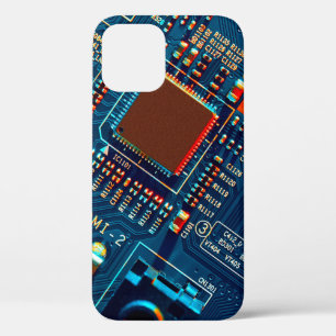 Case-Mate iPhone Case Carte de circuit électronique fermer. électronique