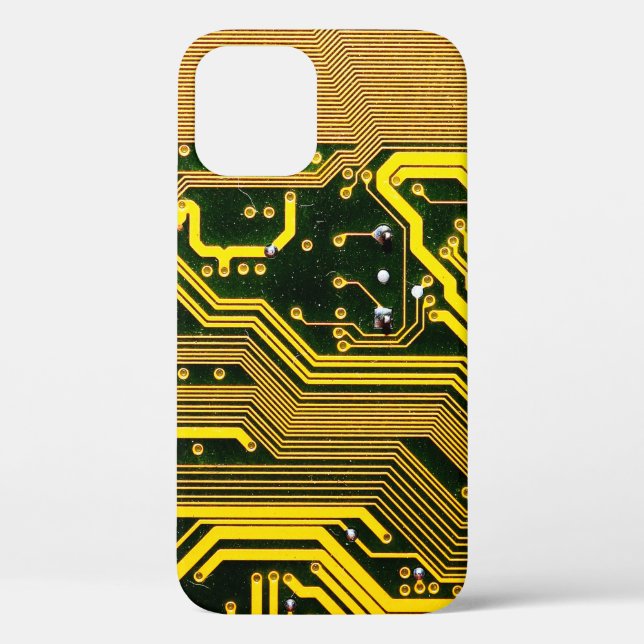 Coques Case-Mate iPhone carte de circuits informatiques, abstraite, a (Verso)