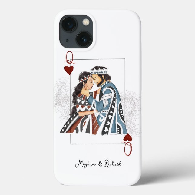 Coques Case-Mate iPhone Carte de couple King Queen (Verso)