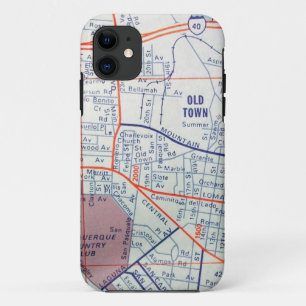 Etui iPhone Case-Mate Carte de cru d'ALBUQUERQUE