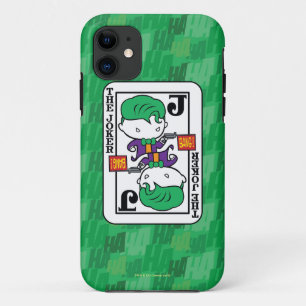 Coque iPhone 11 Carte de jeu Chibi Joker