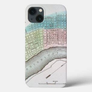 Etui iPhone Case-Mate Carte de la Nouvelle-Orléans, 1837