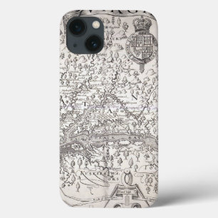 iPhone 13 Coque Carte de la Virginie, 1612