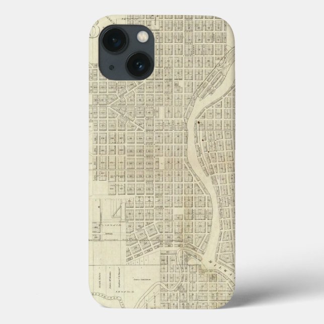 Coques Case-Mate iPhone Carte de Milwaukee (Verso)