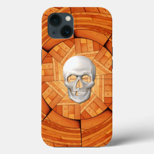 Case-Mate iPhone Case Carte de tarot de la mort - Bois avec incrustation