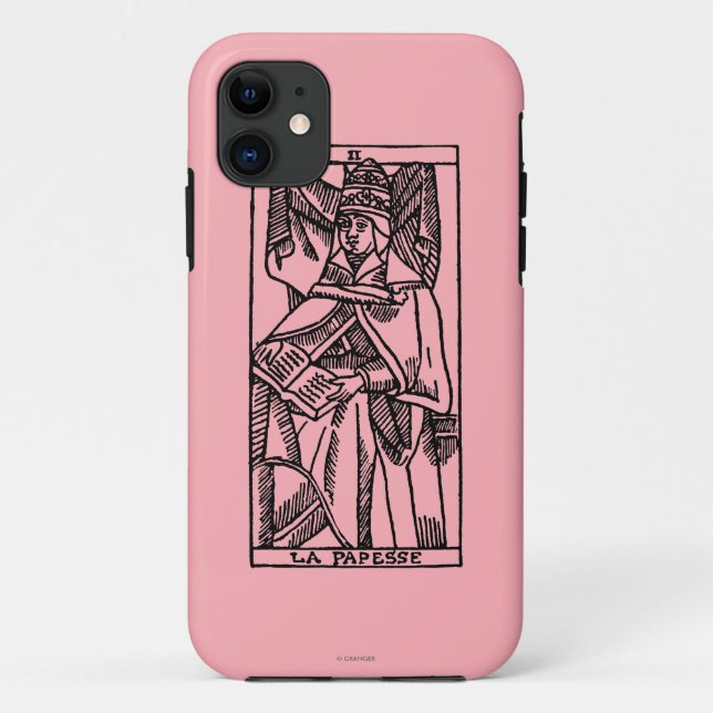 Coques Case-Mate iPhone Carte de tarot : Le Popess (Dos)