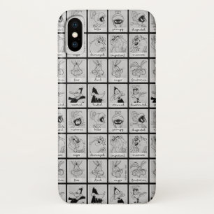 Coque iPhone X Carte d'émotion de caractères LOONEY TUNES™