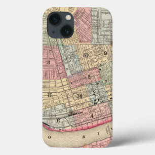iPhone 13 Coque Carte des Cincinnati par Mitchell
