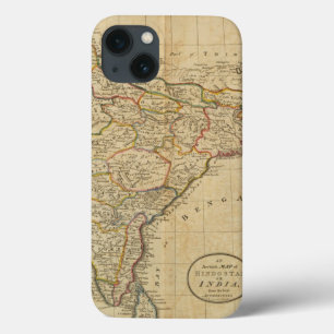 Etui iPhone Case-Mate Carte du Hindostan ou de l'Inde