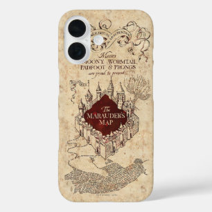Coques iPhone 16 Carte du Maraudeur de Harry Potter