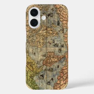 Coques iPhone 16 Carte du monde Forlani Antiquev 1565 Renaissance