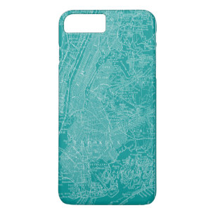 Coque iPhone 7 Plus Carte graphique de New York