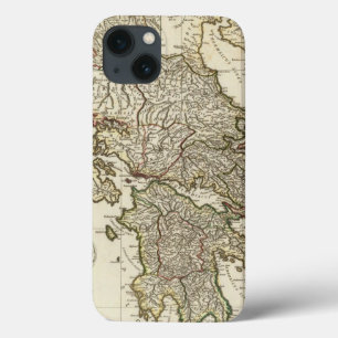 iPhone 13 Coque Carte grecque antique