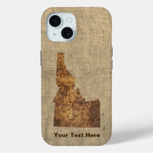 Coque Pour iPhone 15 Carte Idaho Spud