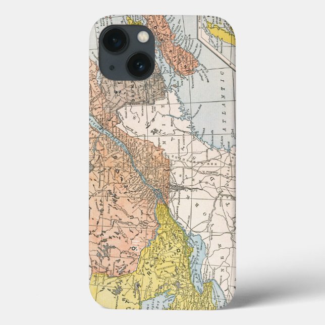 COQUES Case-Mate iPhone CARTE : LE CANADA ORIENTAL (Verso)