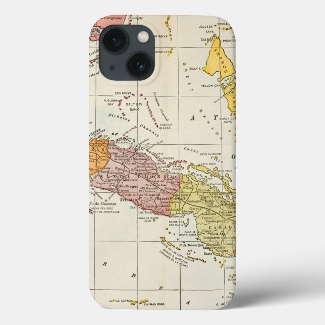 Coques Case-Mate iPhone CARTE : Le CUBA, 1900 (Verso)
