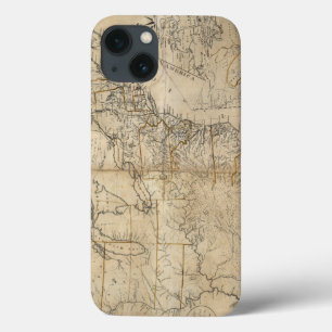 Etui iPhone 13 CARTE : Les ETATS-UNIS, 1783