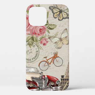 Case-Mate iPhone Case Carte postale vintage Paris.