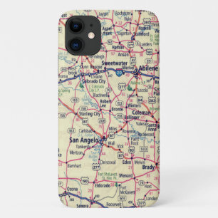 Case-Mate iPhone Case Carte routière du Texas