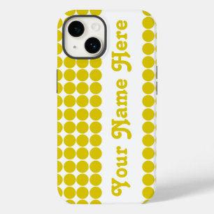 Coques Pour iPhone Carte Safari Golden Poppy avec nom