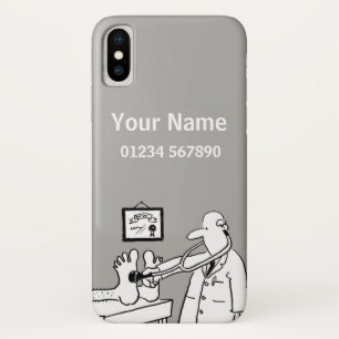 Coque iPhone X Carton à thème Médicale
