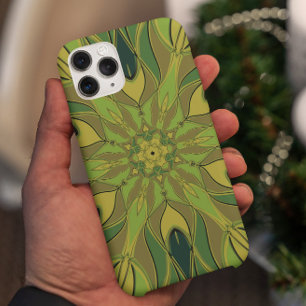 Case-Mate iPhone Case Carton Mandala Flower vert Jaune et bleu