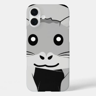 Coques iPhone 16 Plus Cartoon Hamster Scarfed Joy