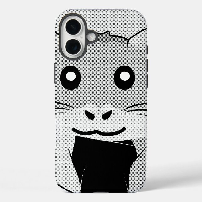 Coques Case-Mate iPhone Cartoon Hamster Scarfed Joy (Verso)