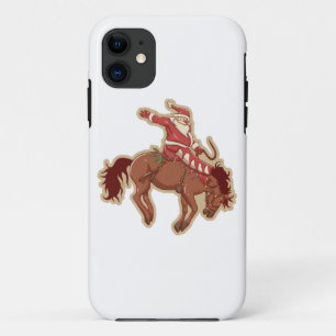 Case-Mate iPhone Case Cartoon rouge santa claus ryding on horse