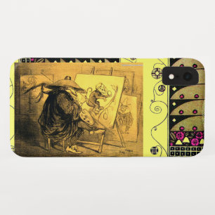 Coque Pour iPhone XR CARTOUCHE vintage DE DESSIN MONKEY MAN