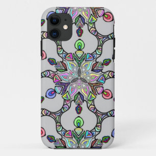 Coques Pour iPhone Cas abstrait psychédélique par Autismom