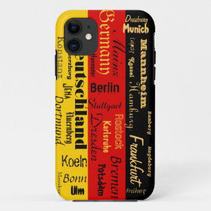 Etui iPhone Case-Mate Cas allemand de villes