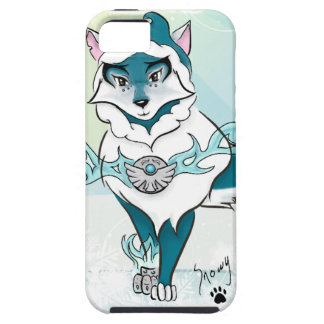 Coque iPhone 5 Cas arctique de l'iPhone 5 de loup d'esprit