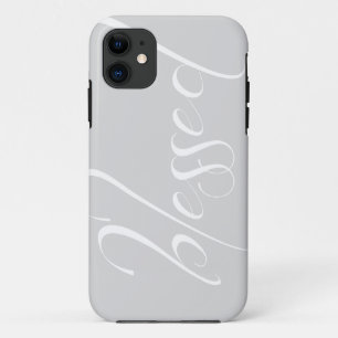 Coque iPhone 11 Cas béni de l'iPhone 5s de déclaration de gris