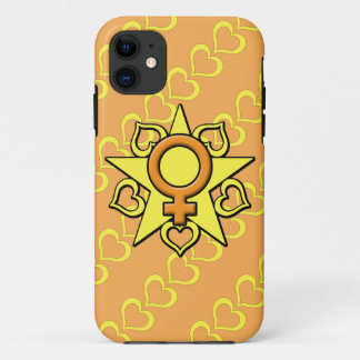 Coques Pour iPhone Cas brillant de téléphone de coeur