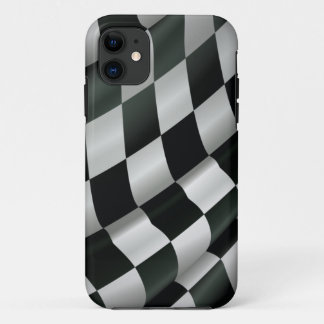 Coque iPhone 11 Cas Checkered de ondulation de l'iPhone 5 de