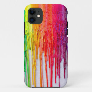 Etui iPhone Case-Mate cas de fonte de l'iphone 5 d'arc-en-ciel de crayon