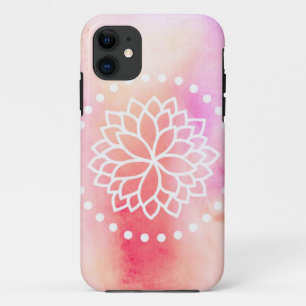 Coques Pour iPhone Cas de l'iPhone 5/5s de Lotus d'aquarelle