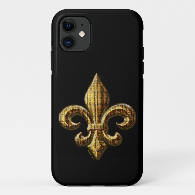 Coques Case-Mate iPhone Cas de l'iPhone 5 de Gold Fleur De Lis (Dos)