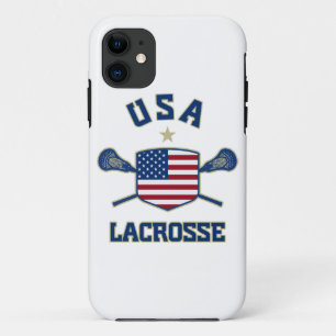 Coque iPhone 11 Cas de l'iphone 5 de lacrosse des Etats-Unis