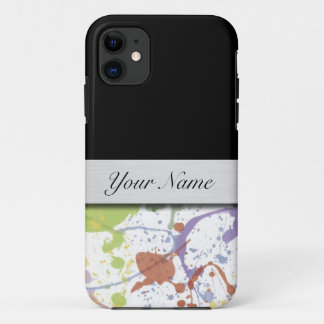 Coque iPhone 11 Cas de l'iPhone 5 de monogramme avec le