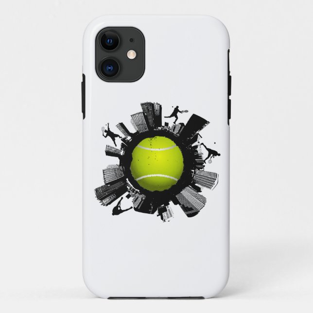 Coques Case-Mate iPhone Cas de l'iPhone 5 de ville de tennis (Dos)