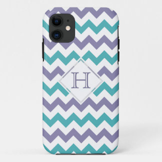 Case-Mate iPhone Case cas de l'iPhone 5 : Monogramme : Chevron pourpre