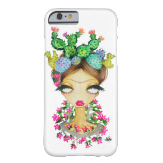 Coque iPhone 6 Barely There Cas de l'iPhone 6 de cactus de Frida