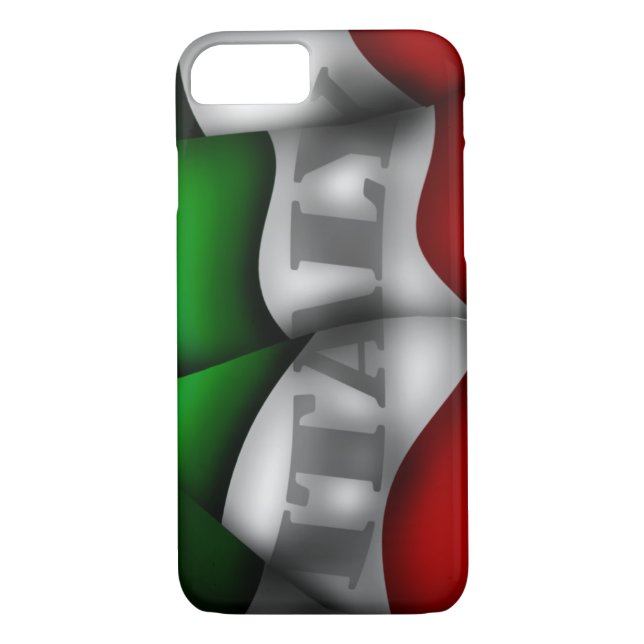 Coques Case-Mate iPhone Cas de l'iPhone 7 de drapeau de l'Italie (Dos)