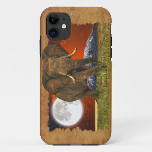 Coque iPhone 11 Cas de téléphone cellulaire African Elephant & Moo