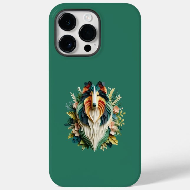 Coques Case-Mate iPhone Cas de téléphone cellulaire Collie (Verso)