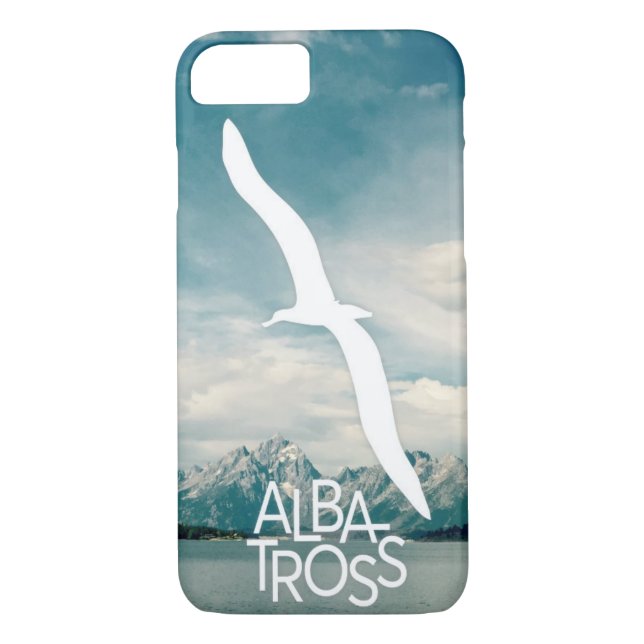 Coques Case-Mate iPhone Cas de téléphone d'art d'albatros (Dos)